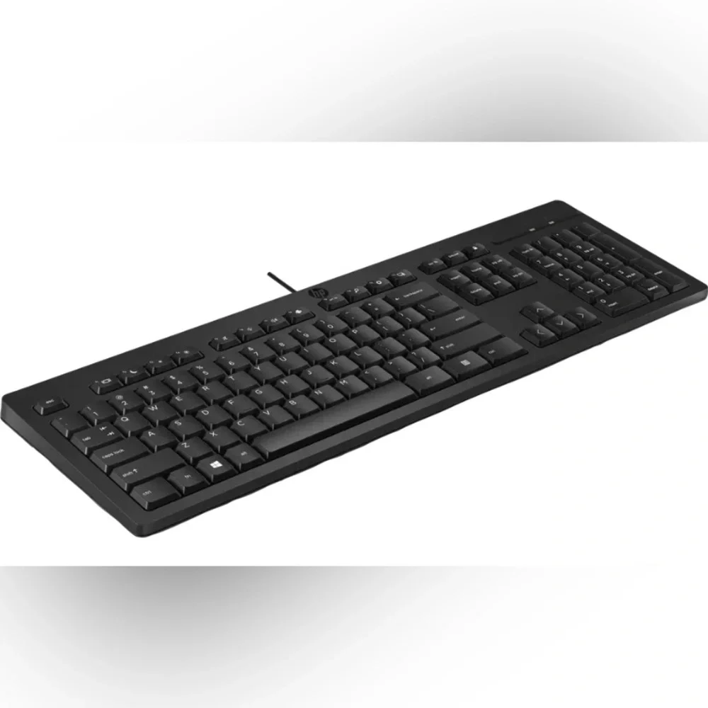 [NEW IN BOX] HP 125 Wired Keyboard - Black